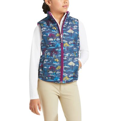 Ariat English: Emma Reversible Chaleco Niños - Multicolor (RUBHY7102)